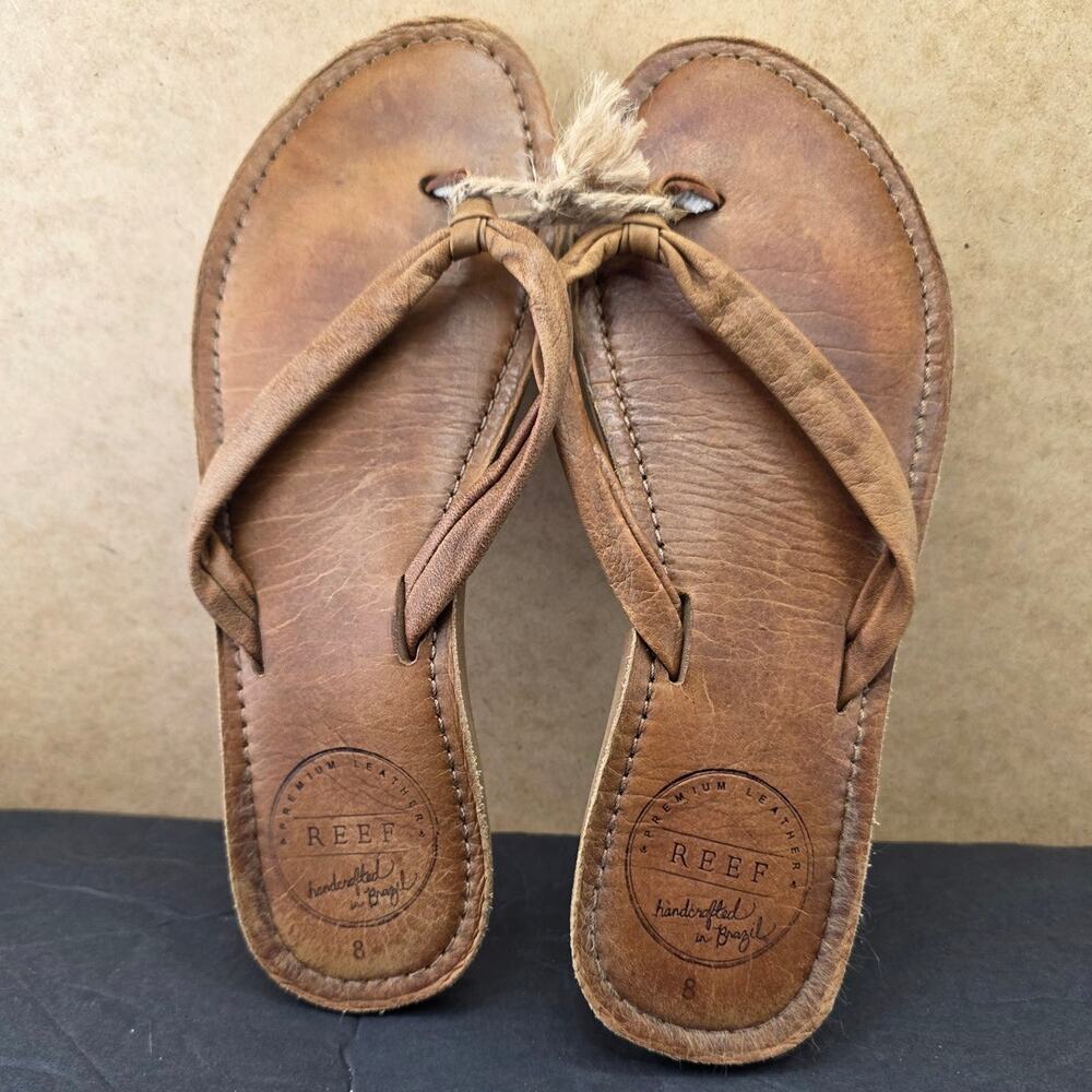 Reef Leather Sandals Women's Size 8